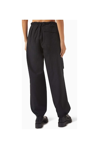Acne Studios Relaxed Drawstring Pantolon - %63 Pamuk %37 Keten Karışımı Rahat Ve Şık Siyah