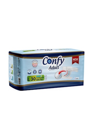 Confy Adult Yetişkin Bezi L 30'Lu