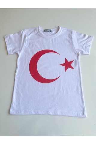 Gala Ay Yıldızlı Türk Bayraklı Tişört Unisex 001