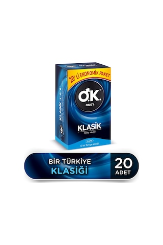 Okey Klasik Prezervatif 3 x 20'li
