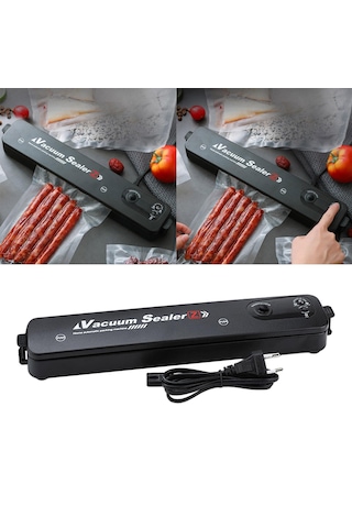 Homyl Otomatik Vakum Mühürleyen Makinesi Gıda Depolama Evi Siyah