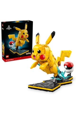 LEGO® Pokémon™ Pikachu ve Poké Topu 72152 - Yetişkinler için Duruşu Ayarlanabilir Figür İçeren Video Oyunu Modeli Yapım Seti (2050 Parça)