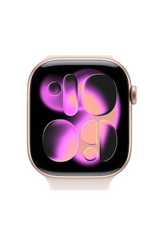 Apple Watch Series 11 GPS MFCJ4TU/A + Cellular 46 MM Alüminyum Kasa Bulut Pembesi Spor Kordon M/L Akıllı Saat (Apple Türkiye Garantili)