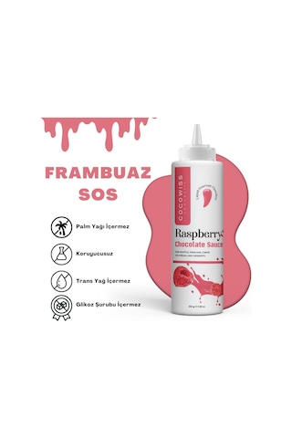 Cocowiss Chocolate Frambuaz Aromalı Waffle Çikolata Sos 300 G