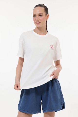 Lumberjack 6m Wb 11nera 6fx Kadın Beyaz T-shirt - 102721850