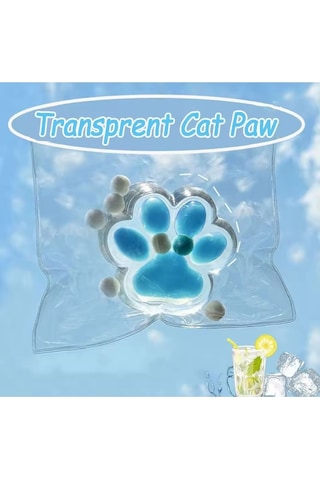 Kedi Patisi Squishy Işıklı Şeffaf Sukuşi Taba Skuşi Stress Oyuncağı Diğer