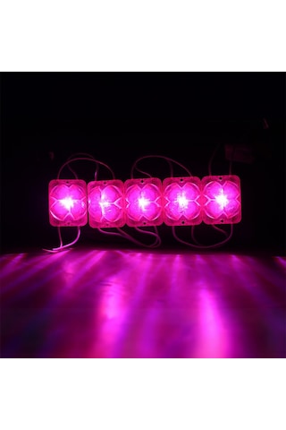 Powermaster Pm-14716 12 Volt 2 Watt Pembe Yanıp Sönen Çakar 4333-3030 Modül Led 43x33x28mm Diğer
