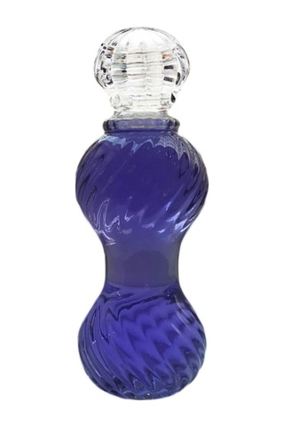 Tahtakaletoptanci Şişe Cam Saray Kapaklı Çizgi Desenli Vazo 100 Cc (10 Adet)