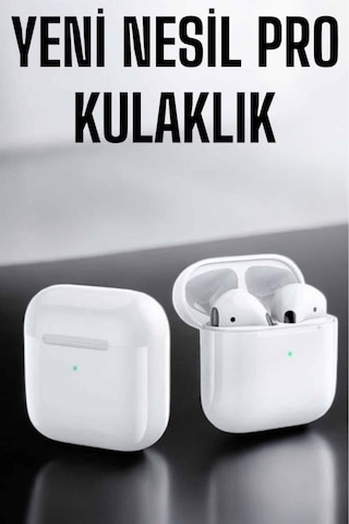 Yeni Nesil Pro Bluetooth Kulaklık Uzun Pil Ömrü Beyaz - Diğer