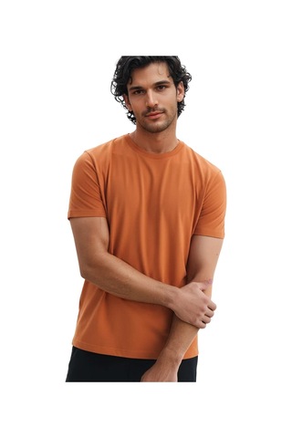 Ar-ma Erkek Regular Fit Pamuk Süprem Basic Bisiklet Yaka Tişört Y31344408002 Pembe Melanj L