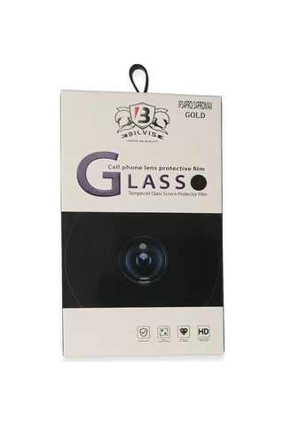 Apple Uyumlu iPhone 14 Pro Max Bilvis Titan Kamera Lens - Gold Diğer