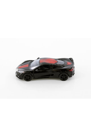 Kinsmart 2021 Corvette Stingray C8 Livery Edition Diecast Siyah