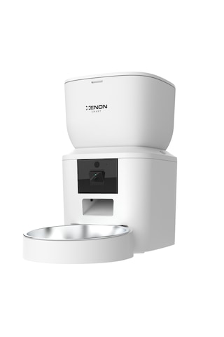 Xenon Smart Akıllı Otomatik Kedi Mama Kabı ve Ultra Sessiz Çelik Su Pınarı 2'li Pet Seti