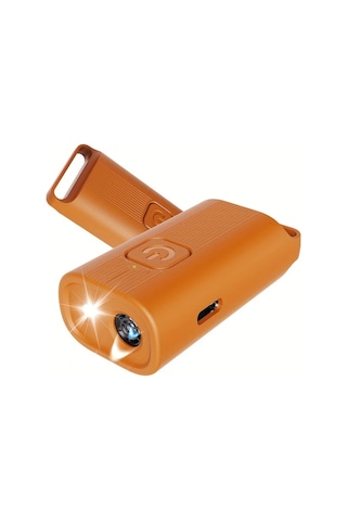 Willowhaven Mini Ultrasonic Köpek Kovucu - Şarj Edilebilir Ses Teknolojisi, 5 Metre Menzil, Usb Şarj, Portatif İçin/dışında Kullanım, Turuncu