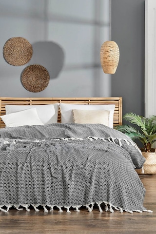 Rebeka Deniz Model Antrasit - Çift Kişilik Pike 200x230 Antrasit