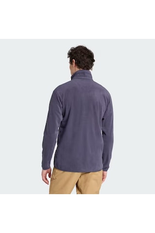 Adidas Multi Essentials Fermuarlı Erkek Polar Ceket Jm3116 Gri