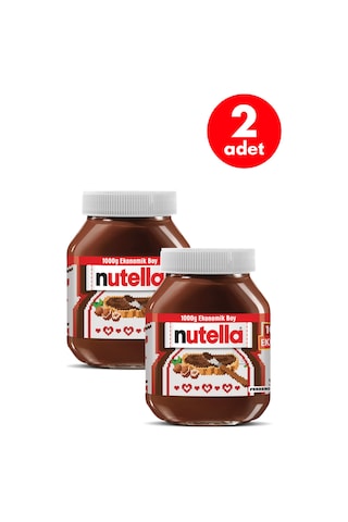 Nutella Kakaolu Fındık Kreması 1 Kg - 2 Adet
