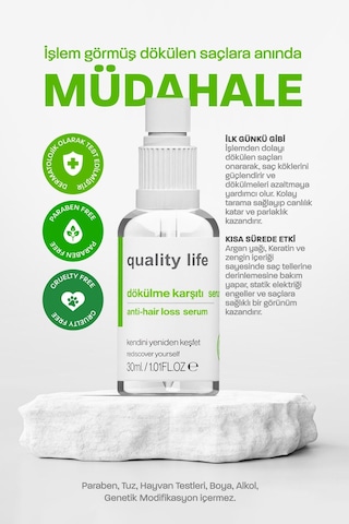 Quality Life Dökülme Karşıtı Saç Serumu 30 ML