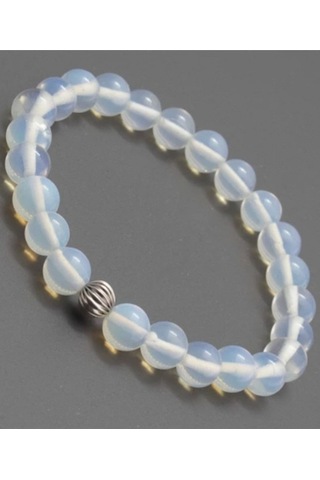 Gümüştel El Sanatları Sertifikalı Opal Taşı Bileklik Aaa Kalite Orijinal Opal Taşı Doğal Taş Bileklik Çok Renkli