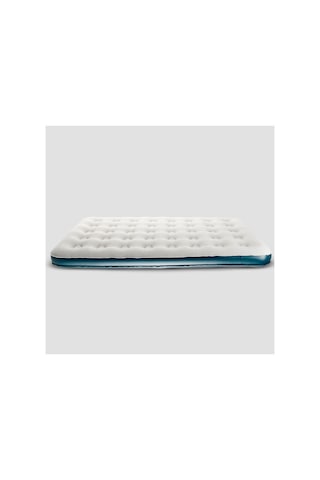Quechua Şişme Kamp Yatağı - 2 Kişilik - 120 Cm - Air Basic Çakıl Rengi/koyu Petrol Mavisi