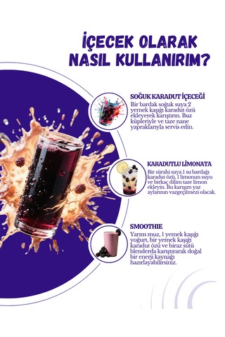 Karadut Özü Şeker İlavesiz Soğuk Sıkım 640 Gr