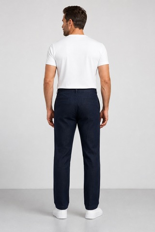 Bihan Store Erkek Yan Cep Esnek Tensel Kot Pantolon 2184-lacivert