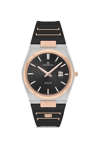 Momentus Men's Crown Master Em345t-04br Gümüş - Rose Gold