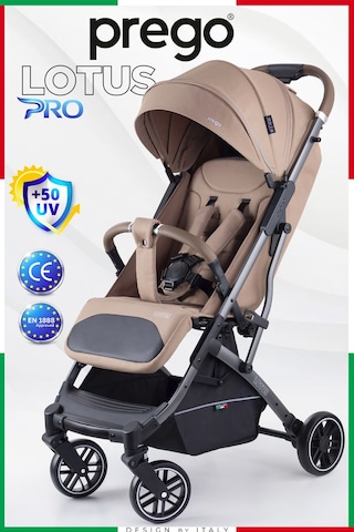 Prego Lotus Pro Kabin Boy Bebek Arabası - Tek Elle Katlanır -hafif -uv Tenteli -yağmurluk-ayak Örtüsü-kılıf