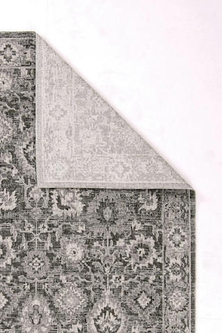 Hoom Rugs Etro 2704 Gri Vintage Desenli Salon Halısı