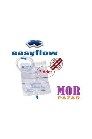 Musluklu Steril Idrar Torbası 2000 Ml 5'li Paket