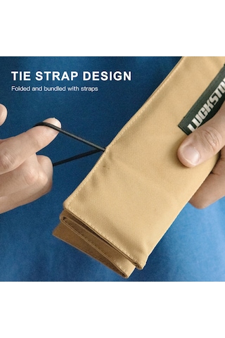 Luckstone Açık Piknik Oturma Minderi Su Geçirmez Oxford Kumaş Siyah