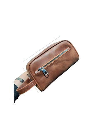 Mft Leather Hakiki Deri Erkek El Çantası Vineda 5696 Tiguan Taba