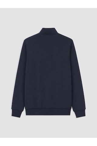 Lcwaıkıkı Classic Lacivert Dik Yaka Erkek Fermuarlı Sweatshirt