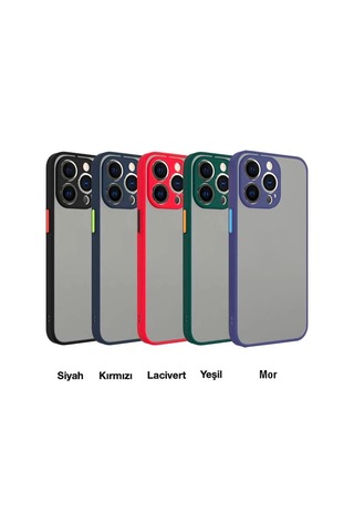 Apple iPhone Uyumlu 13 Pro 6.1inç Kamera Korumalı Premium Silikon Kılıf- 5775 Mor
