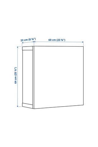 Raf Ünitesi, Venge, 60x20x64 Cm, Lappvıken 1100 Koyu Ceviz