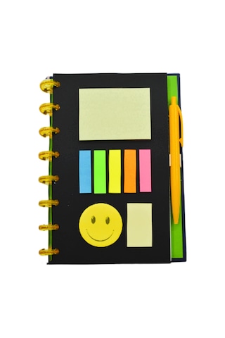 Notyaz A5 100 Yaprak Planlayıcı Ve Tarihsiz Ajanda Post-ıt Destekli-what We Think Çok Renkli