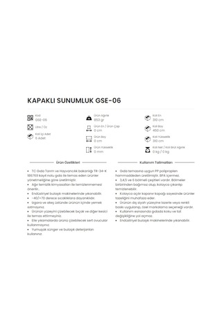 4 Gözlü Profesyonel Bar Konteyner Sunumluk