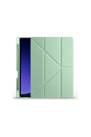 Samsung Uyumlu Galaxy Tab S10 Lite s10 Fe s9 10.9 Manyetik Standlı Kalem Bölmeli Kılıf Kapaklı
