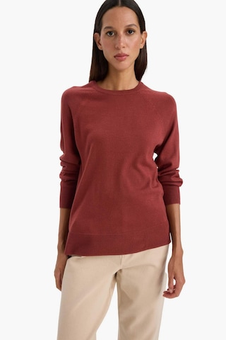 Defacto Relax Fit Bisiklet Yaka Kazak I6913az25wnbn320 Kahve