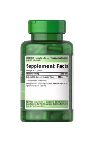 Puritans Pride Berberine 500 Mg 60 Capsul