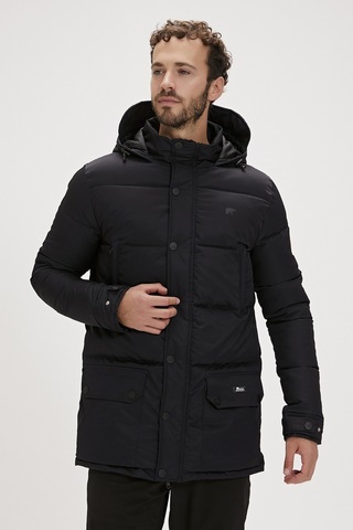 Bad Bear Colonel Puffer Siyah Erkek Kapüşonlu Mont - Siyah