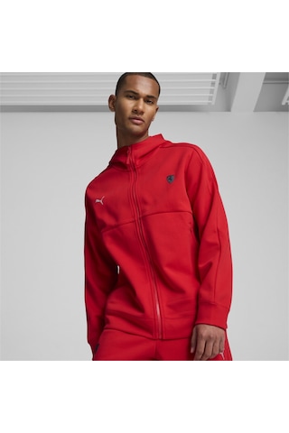 Puma Ferrari Style Sweat Sweatshirt Kırmızı 62709402 Erkek 001