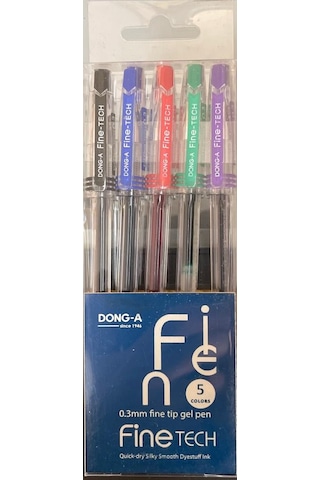 Dong-A Finetech 0.3  5 Renk Set (5 li)