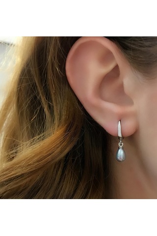 Stela Fashıon İnci Gümüş Küpe