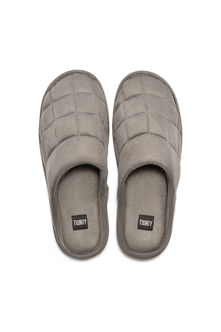 Twigy Adam Erkek Ev Terliği Füme 41/46 CC0403 Füme