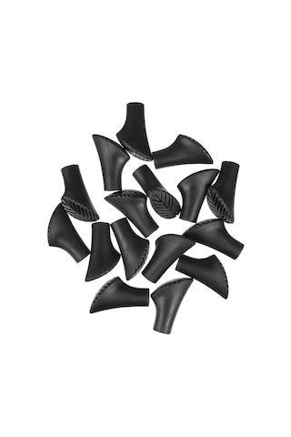 Yürüyüş Bastonları İçin 16 Adet Kauçuk Ayaklar Pvc Uçlar Kalınlaştırılmış Uç Koruyucular Çok Renkli