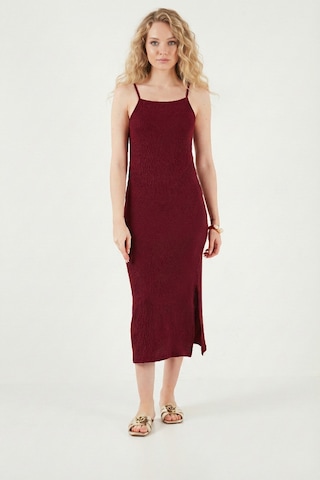 Lela Bayan Elbise 5865573 Bordo Bordo