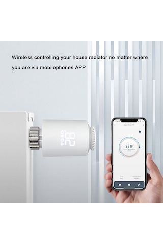 Tuya Zigbee Termostatik Radyatör Vanaları Akıllı Kablosuz E22591