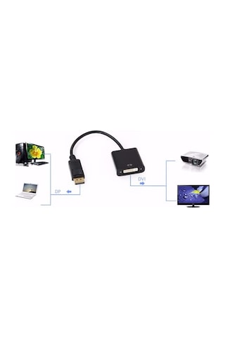 Alfais 4708 Displayport To Dvı Display Port Çevirici