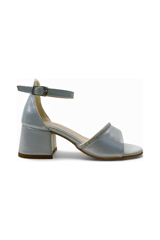 706 Kız Çocuk Topuklu Abiye Ayakkabı GÜMÜŞ